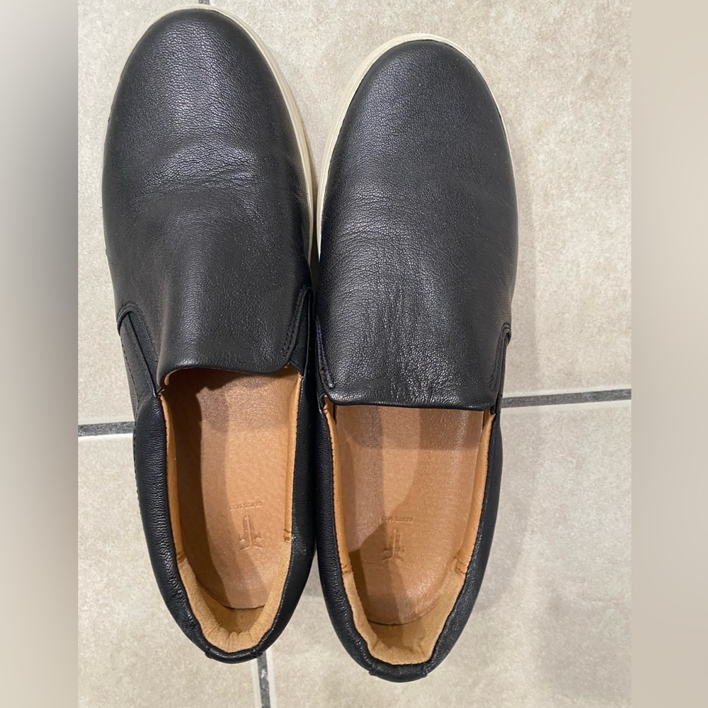 Frye leather slip on sneakers size 8.5 M